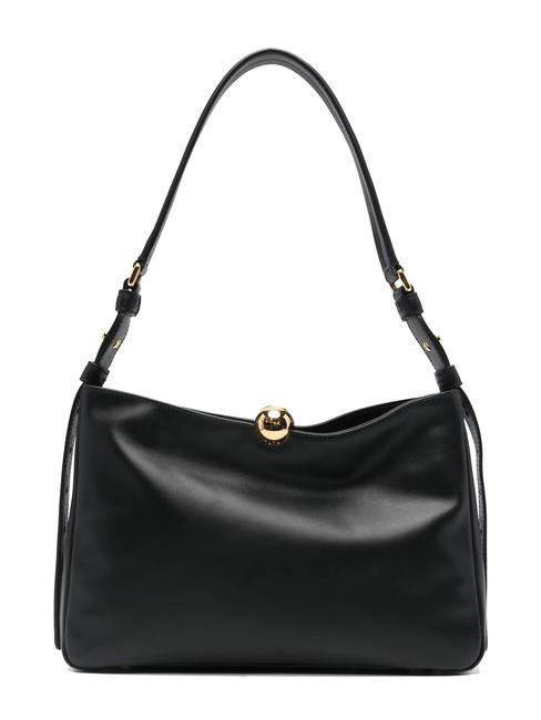 FURLA SFERA SOFT  Leather shoulder bag Black - Women’s Bags