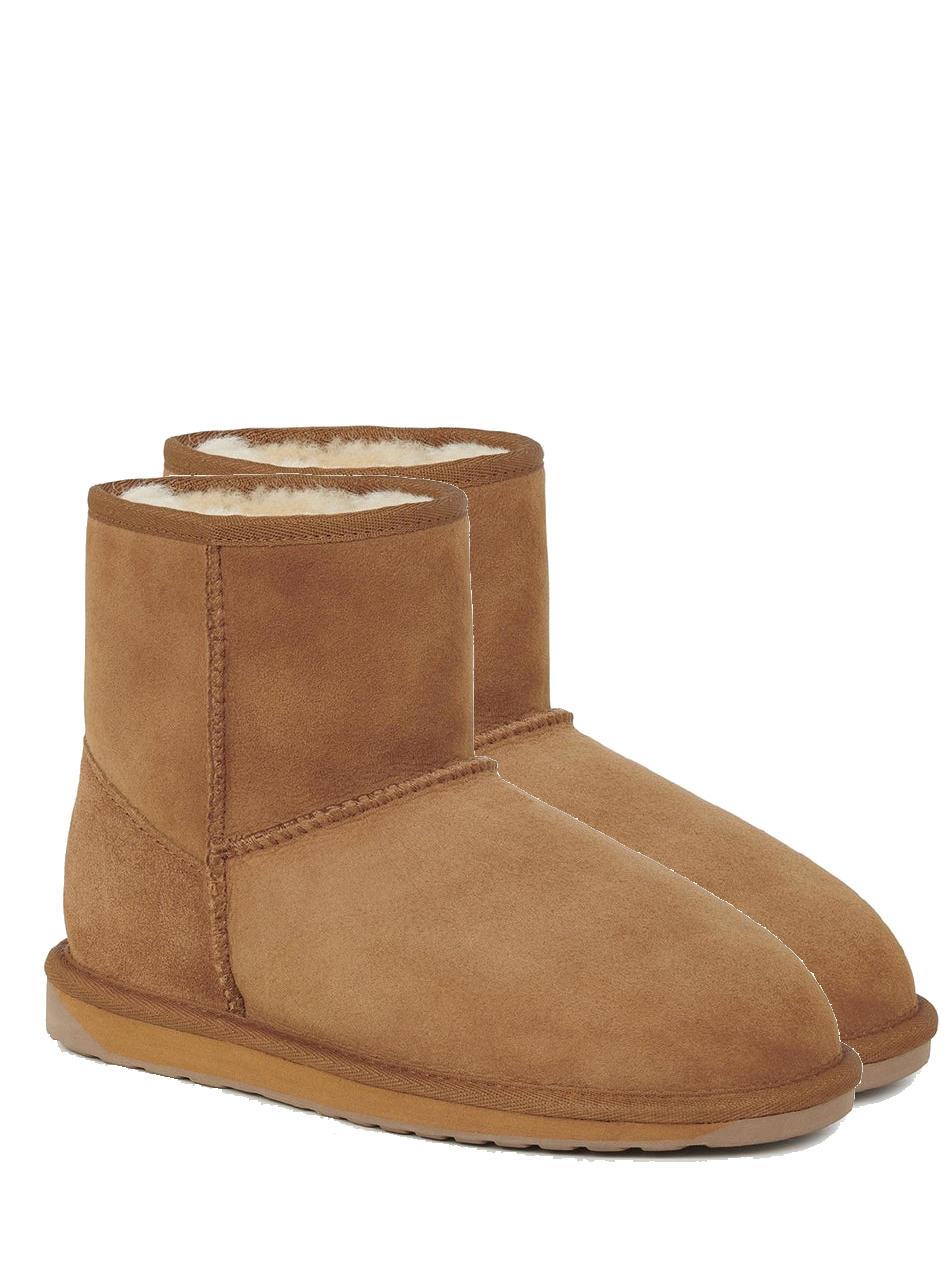Emu Stinger Mini Padded Ankle Boots Chestnut Buy At Outlet Prices