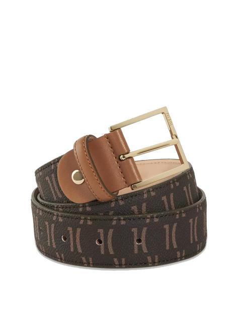 ALVIERO MARTINI PRIMA CLASSE MONOGRAM Logo Belt dark - Belts