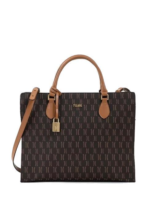 ALVIERO MARTINI PRIMA CLASSE MONOGRAM Lock Handbag, with shoulder strap dark - Women’s Bags