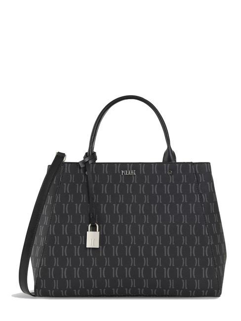 ALVIERO MARTINI PRIMA CLASSE MONOGRAM Medium Handbag, with shoulder strap Black - Women’s Bags
