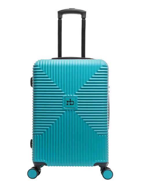 ROCCOBAROCCO ADVENTURE Hand luggage trolley surf blue - Hand luggage