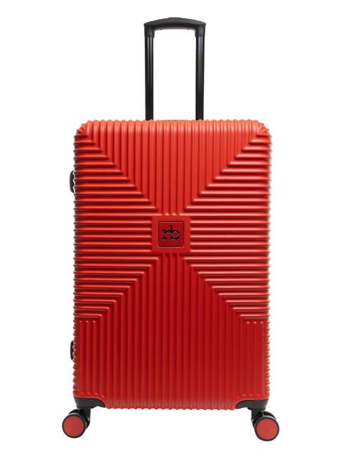ROCCOBAROCCO ADVENTURE Large size trolley red - Rigid Trolley Cases