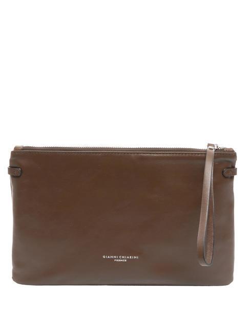 GIANNI CHIARINI HERMY Shoulder bag, leather CHOCOLATE - Women’s Bags