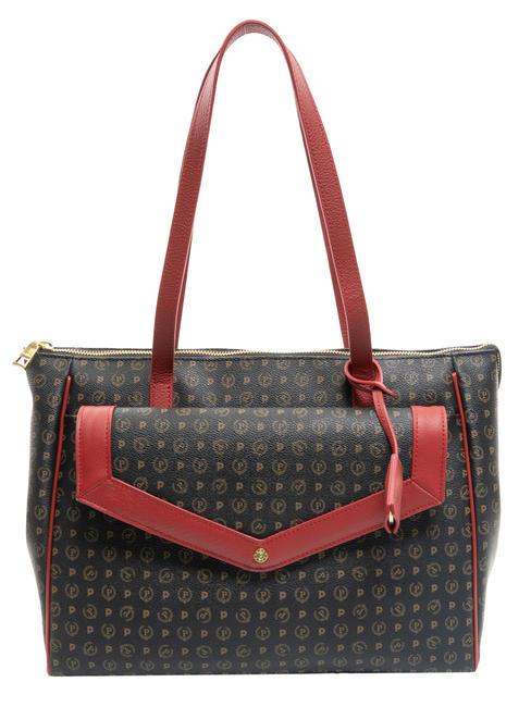 POLLINI HERITAGE Shopping bag black lacquer - Women’s Bags