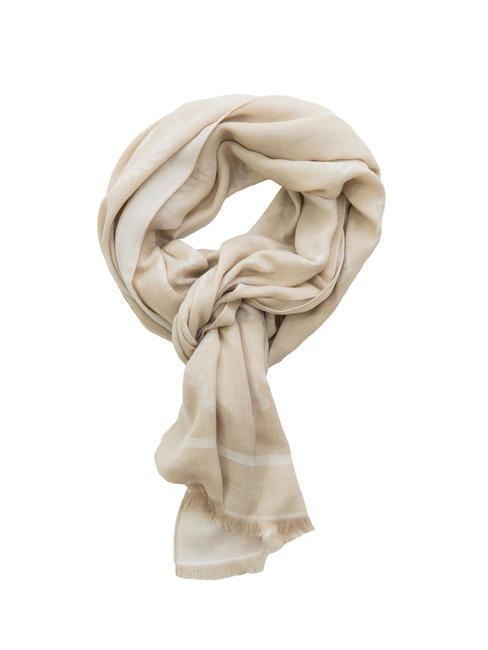 POLLINI JAQUARD Made in Italy Scarf natural - Hats