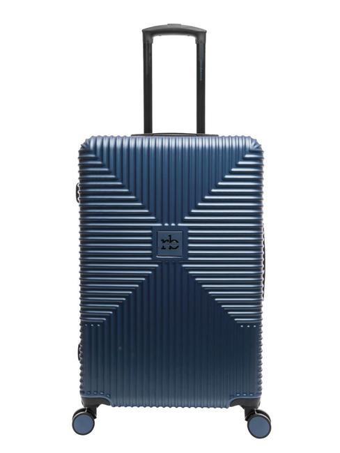 ROCCOBAROCCO ADVENTURE Large size trolley navy - Rigid Trolley Cases