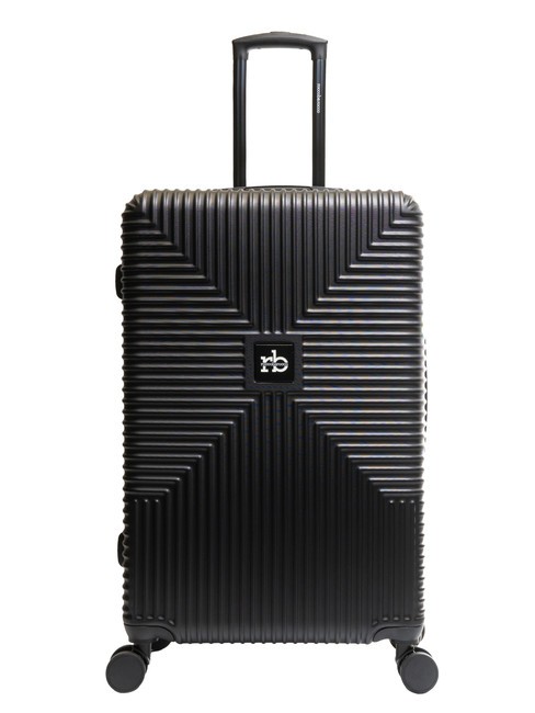 ROCCOBAROCCO ADVENTURE Large size trolley black - Rigid Trolley Cases