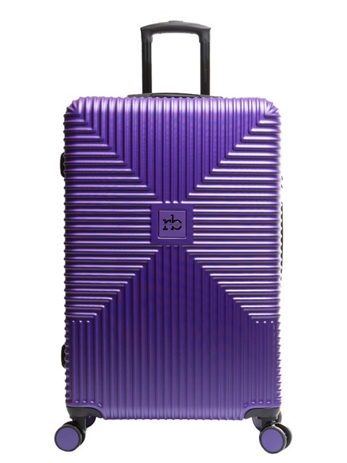 ROCCOBAROCCO ADVENTURE Large size trolley purple - Rigid Trolley Cases