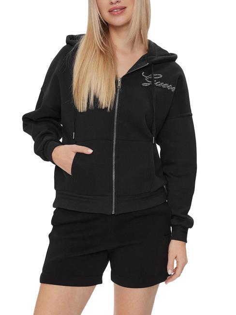 GUESS HOOD ZIP Full zip hoodie jetbla - Women's Sweatshirts