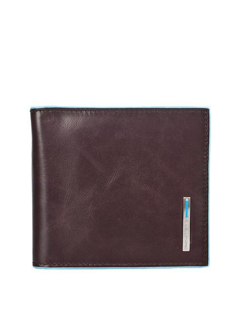 PIQUADRO BLUE SQUARE Leather wallet MAHOGANY - Men’s Wallets