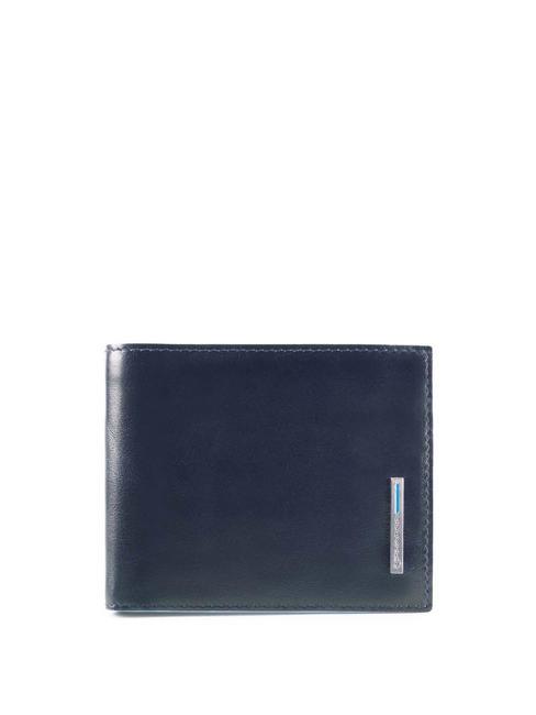 PIQUADRO BLUE SQUARE  Medium Leather Wallet blue - Men’s Wallets