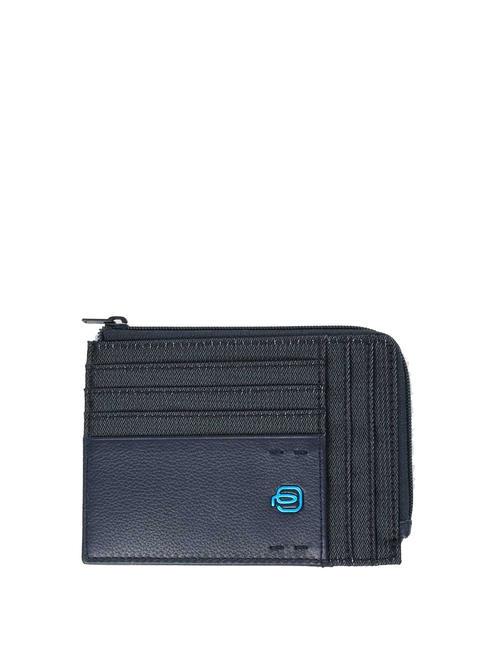 PIQUADRO card holder P16 BLUE CHEVRON - Men’s Wallets