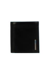 PIQUADRO BLUE SQUARE  Leather wallet with metal logo - Men&rsquo;s Wallets