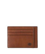 PIQUADRO BLACK SQUARE Flat leather card holder leather - Men&rsquo;s Wallets - 1