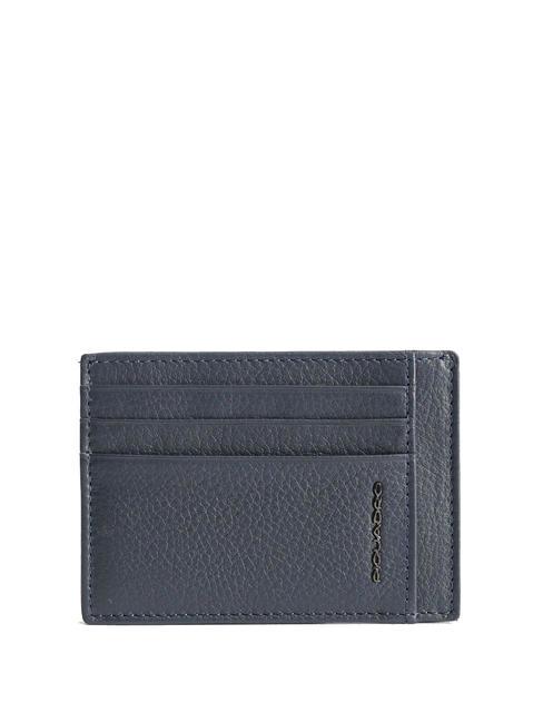 PIQUADRO MODUS SPECIAL  Leather card holder blue - Men’s Wallets