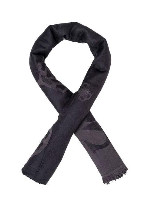 GUESS LORALEE Jacquard scarf black logo - Scarves