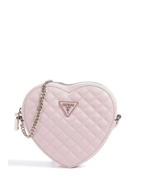 GUESS RIANEE Micro shoulder bag pale pink - Women’s Bags