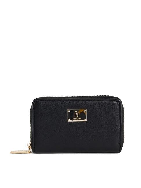 GAUDÌ CLEMENTINE Medium zip around wallet BLACK - Women’s Wallets