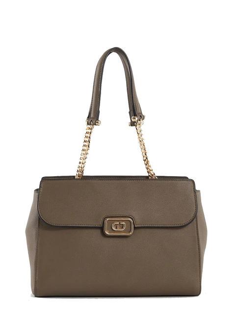 GAUDÌ CLAIRE Chain Handle Shoulder Bag taupe - Women’s Bags