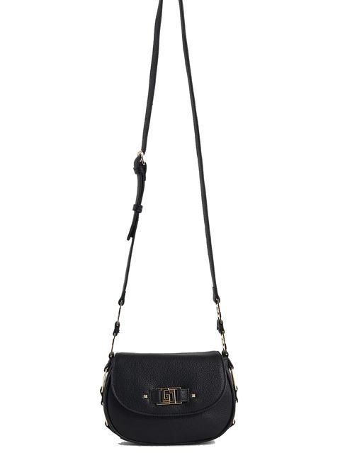 GAUDÌ CELESTE Small shoulder bag with flap BLACK - Women’s Bags