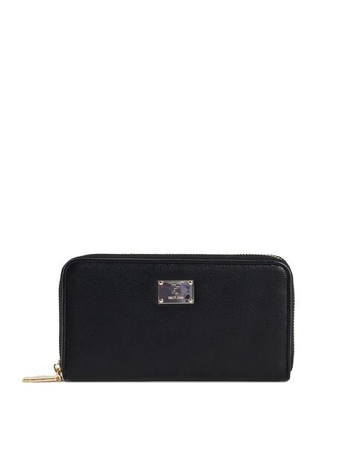 GAUDÌ CLEMENTINE Large zip around wallet BLACK - Women’s Wallets