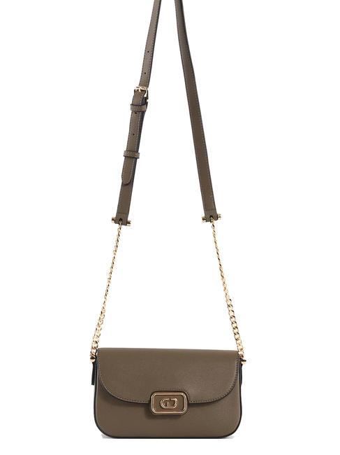 GAUDÌ CLAIRE Shoulder bag with flap taupe - Women’s Bags