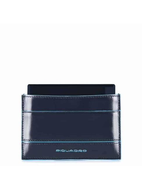 PIQUADRO BLUE SQUARE Power Bank 1500 mah with leather case blue2 - Travel Accessories