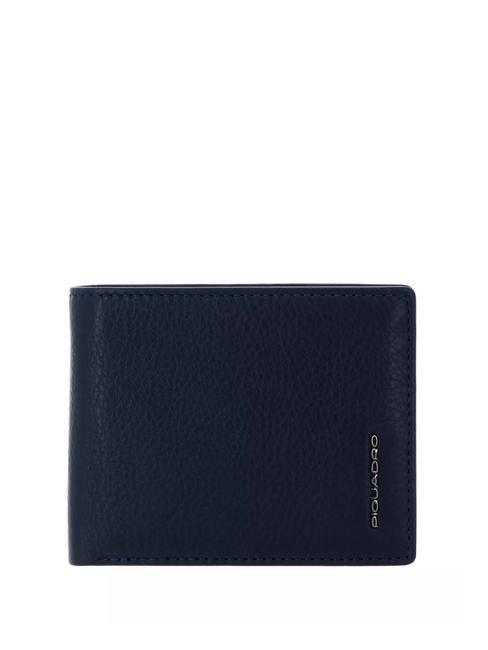 PIQUADRO MODUS RESTYLING Leather wallet blue - Men’s Wallets