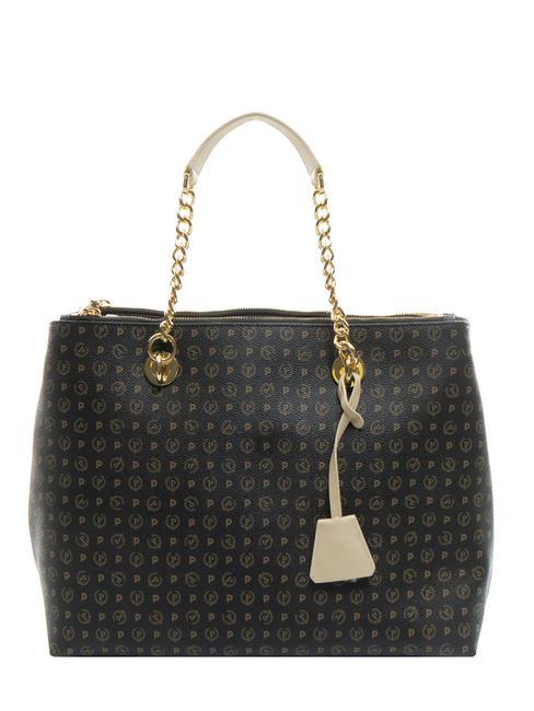 POLLINI HERITAGE  Bag with shoulder strap Black / Ivory - Women’s Bags