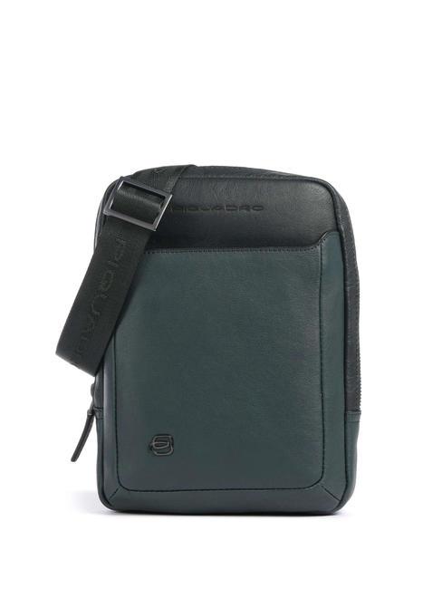 PIQUADRO BLACK SQUARE  iPad mini bag green/green - Over-the-shoulder Bags for Men