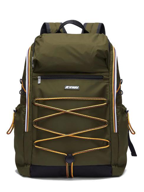 KWAY MONTE LIMAR Outdoor backpack for 15.6" laptop green blackish - Laptop backpacks