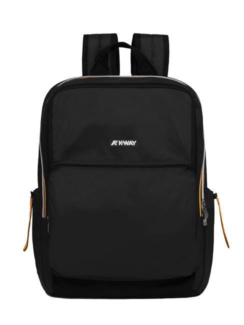 KWAY GIZY Nylon backpack for 15" laptop black pure - Laptop backpacks