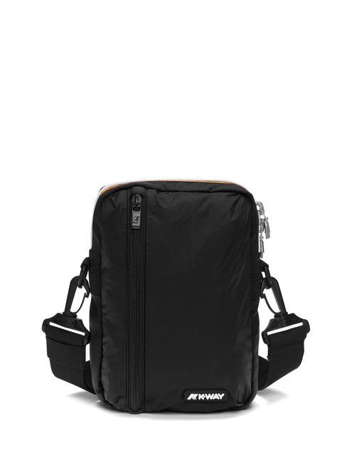 KWAY BARBITON Nylon bag black pure - Over-the-shoulder Bags for Men