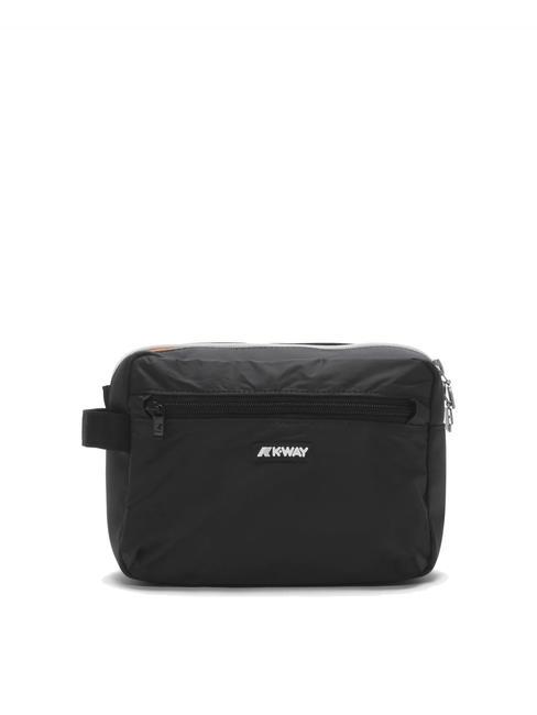 KWAY DEMU Nylon beauty case black pure - Beauty Case