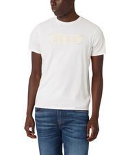 GUESS APPLIQUE Cotton T-shirt purwhite - T-shirt - 1