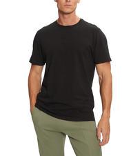 GUESS PIMA Cotton T-shirt with embroidered logo - T-shirt