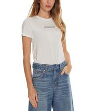 GUESS JEANS SLIM LOGO Slim-fit stretch t-shirt - T-shirt