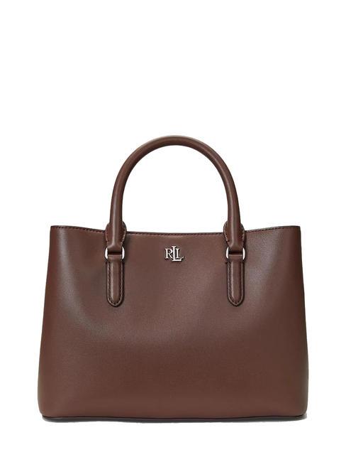 RALPH LAUREN MARCY Handbag, with shoulder strap, in leather dark mahogany - Women’s Bags