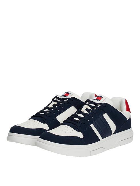 TOMMY HILFIGER TOMMY JEANS THE BROOKLYN MIX Leather sneakers dark night navy - Men’s shoes