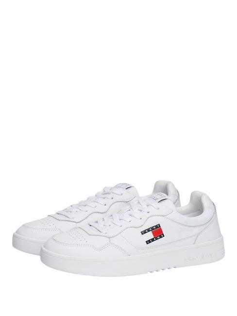 TOMMY HILFIGER TOMMY JEANS Cupsole Leather sneakers white - Men’s shoes