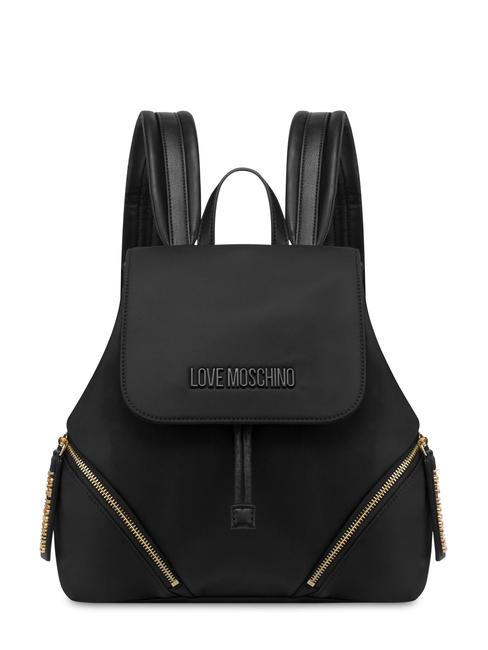 LOVE MOSCHINO EASY GO Nylon backpack Black - Women’s Bags