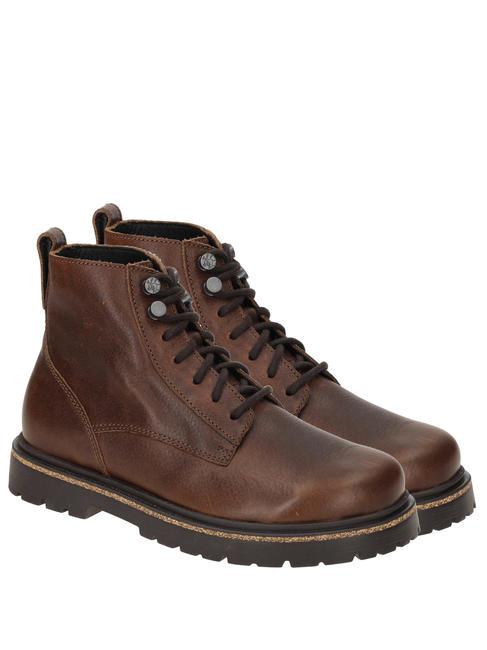 BIRKENSTOCK HIGHWOOD LACE  Leather ankle boots chocolate - Women’s shoes
