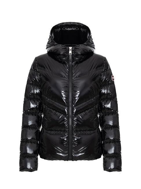 COLMAR GLOWER Shiny down jacket with hood black - Women's down jackets