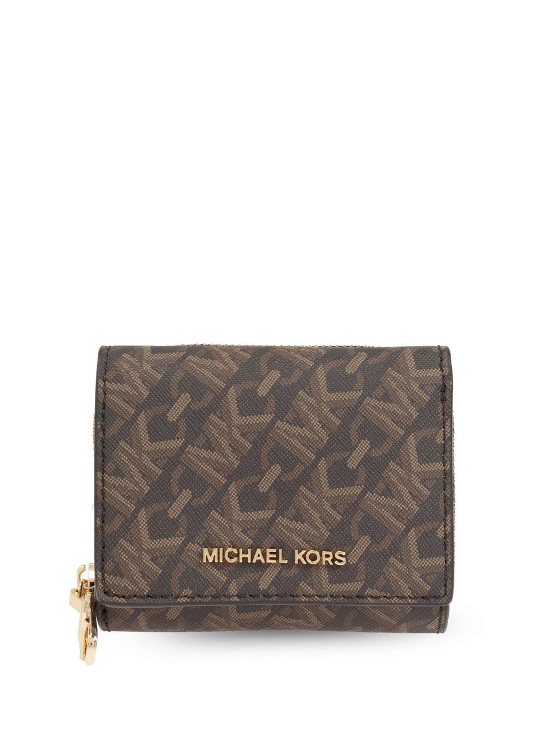 Michael Kors Empire Signature Wallet Brn Luggage Buy At Outlet Prices