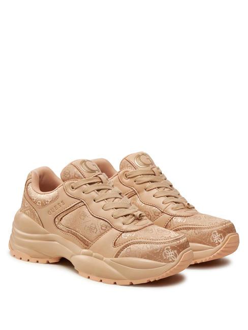 GUESS SAMNIE  High sneakers nude - Women’s shoes