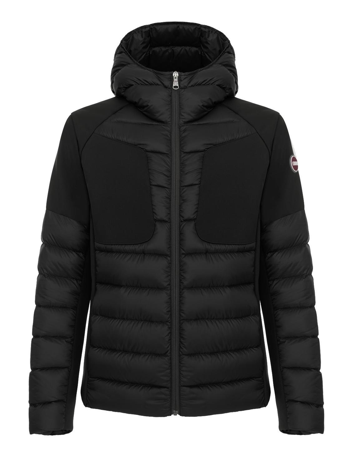 Colmar New Warrior Bimaterial Down Jacket With Hood Black Buy At Outlet Prices