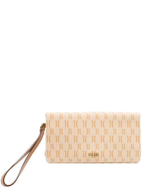 ALVIERO MARTINI PRIMA CLASSE MONOGRAM Clutch with cuff cream - Women’s Bags