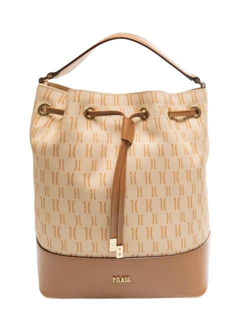 ALVIERO MARTINI PRIMA CLASSE MONOGRAM Bucket bag with shoulder strap cream - Women’s Bags