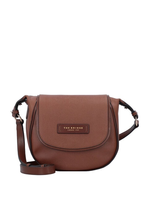 THE BRIDGE DOMITILLA Shoulder bag, leather BROWN - Women’s Bags